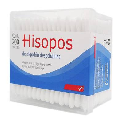 Hisopos de algodón Control 200 pzas