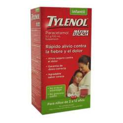 Tylenol suspensión infantil sabor cereza 120 ml